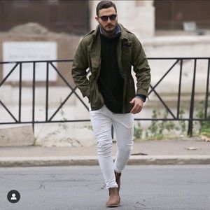 Real Italian Army Military Surplus BDU Set OD Green Field Jacket, Unissued